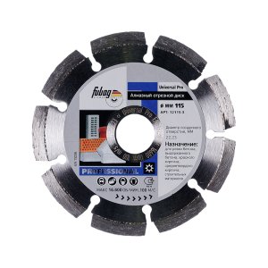 Алмазный отрезной диск FUBAG Universal Pro D115 мм/ 22.2 мм в Волгограде фото