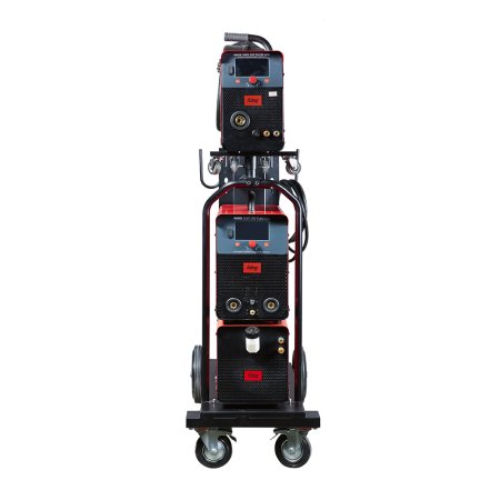 Полуавтомат сварочный FUBAG XMIG 500T DW PULSE  + подающий механизм DRIVE XMIG DW PULSE  + горелка FB 550W 3m  + блок жидкостного охлаждения Cool XMIG  + шланг-пакет 5 метров 95 мм2 14 pol с жидкостным охлаждением + тележка XM в Волгограде фото