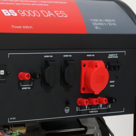 Бензиновый генератор FUBAG BS 9000 DA ES (трехфазный) с электростартером и коннектором автоматики в Волгограде фото