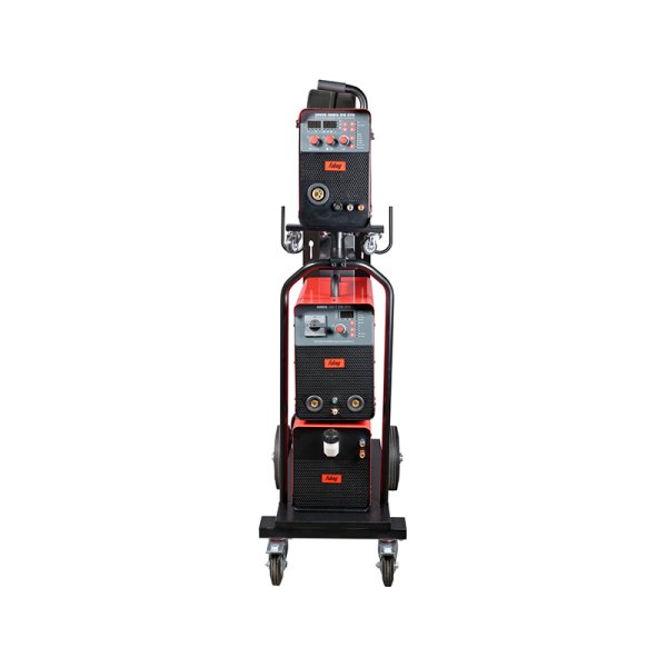 Полуавтомат сварочный FUBAG INMIG 500T DW SYN + подающий механизм DRIVE INMIG DW SYN + шланг-пакет 5 метров 70 мм2 14 pol с жидкостным охлаждением для INMIG 500T DW SYN + горелка FB 500 3m + блок жидкостного охлаждения Cool 70 + тележка для аппаратов в Волгограде фото