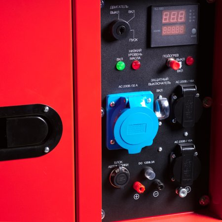 FUBAG Дизельный генератор с электростартером и коннектором автоматики DS 6500 AC ES (кожух) в Волгограде фото