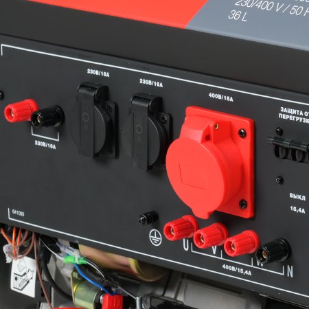 Бензиновый генератор FUBAG BS 9000 DA ES (трехфазный) с электростартером и коннектором автоматики в Волгограде фото