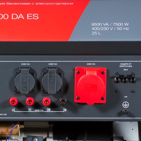 Бензиновый генератор FUBAG BS 8000 DA ES (трехфазный) с электростартером и коннектором автоматики в Волгограде фото