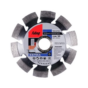 Алмазный отрезной диск FUBAG Universal Extra D125 мм/ 22.2 мм в Волгограде фото