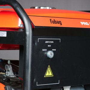 Бензиновый генератор с электростартером FUBAG PRG 5000 ES + Комплект колес и ручек для электростанций в ПОДАРОК в Волгограде фото